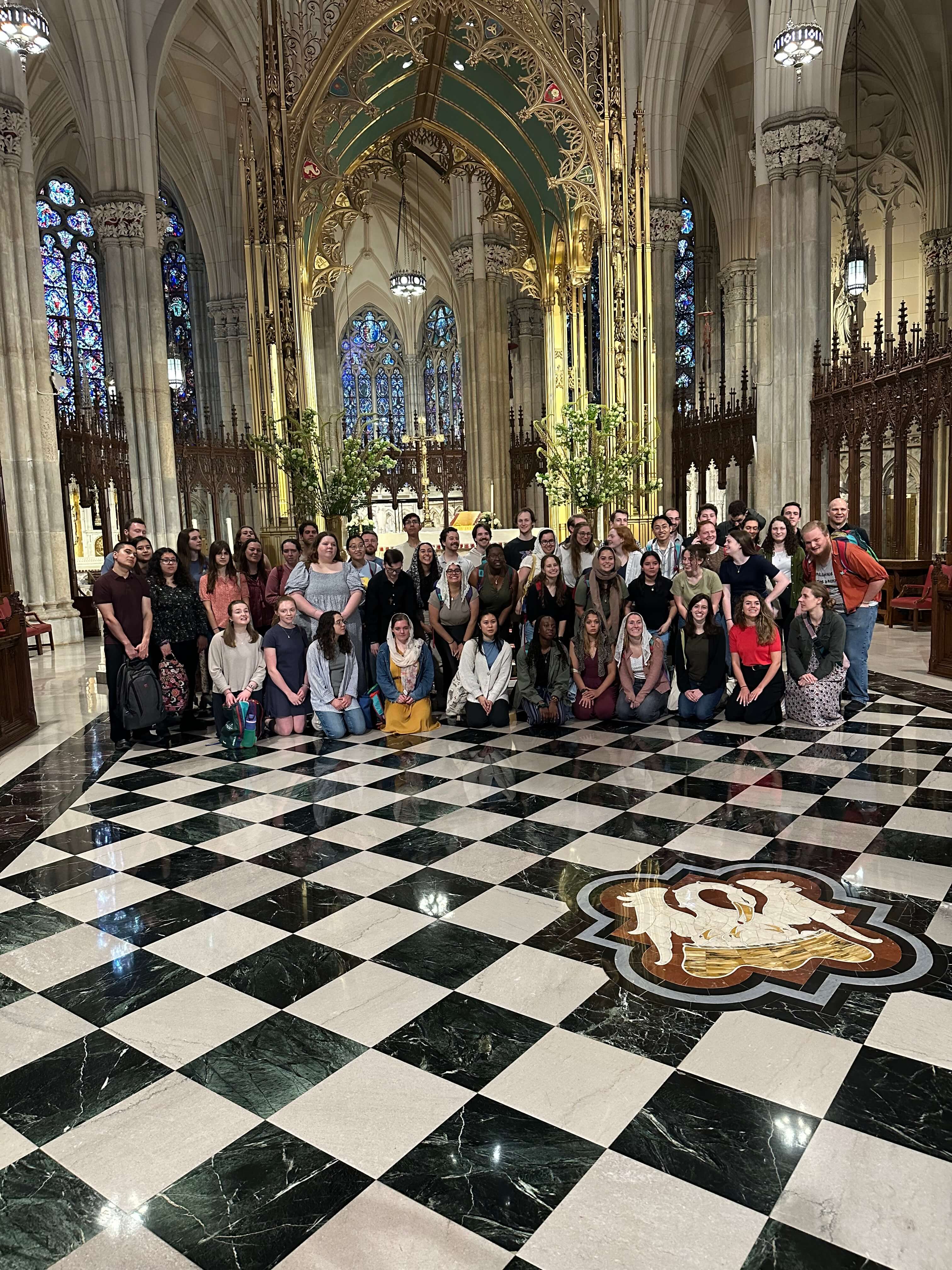Private founders' tour at the high altar